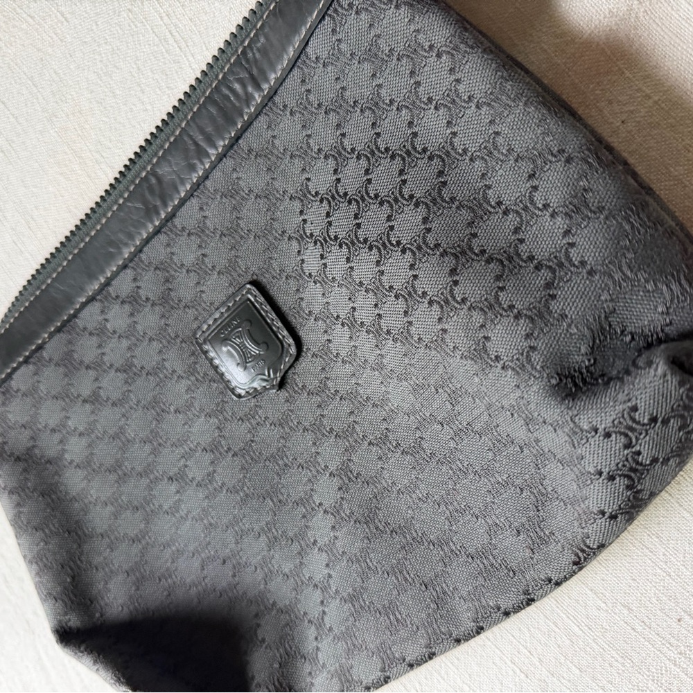Celine Grey Clutch With Embossed Pattern - image 3